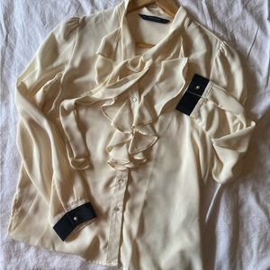 Zara NWT Feminine Blouse - NWT
